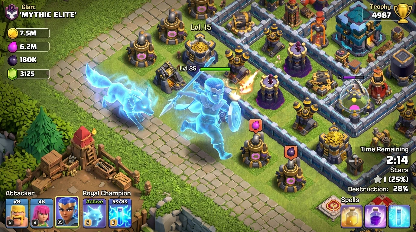 Clash of Clans pet tier list comparison chart showing B-tier Frosty and Diggy vs C-tier Poison Lizard